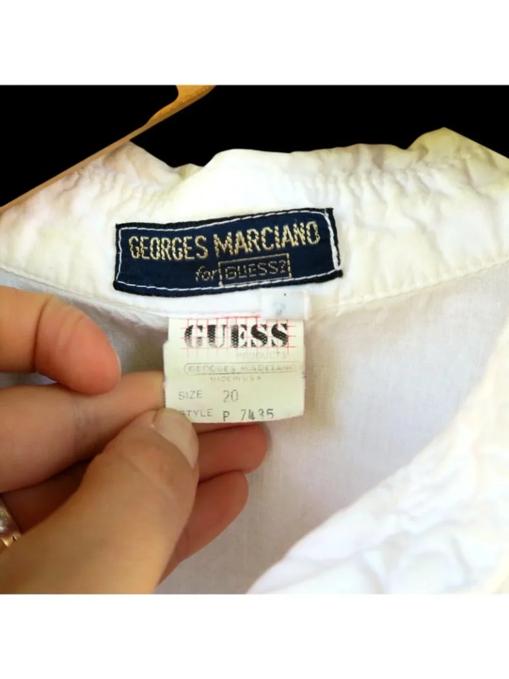 1980s Georges Marciano for Guess Graphic Short Sleeve Button Up Shirt X-Large